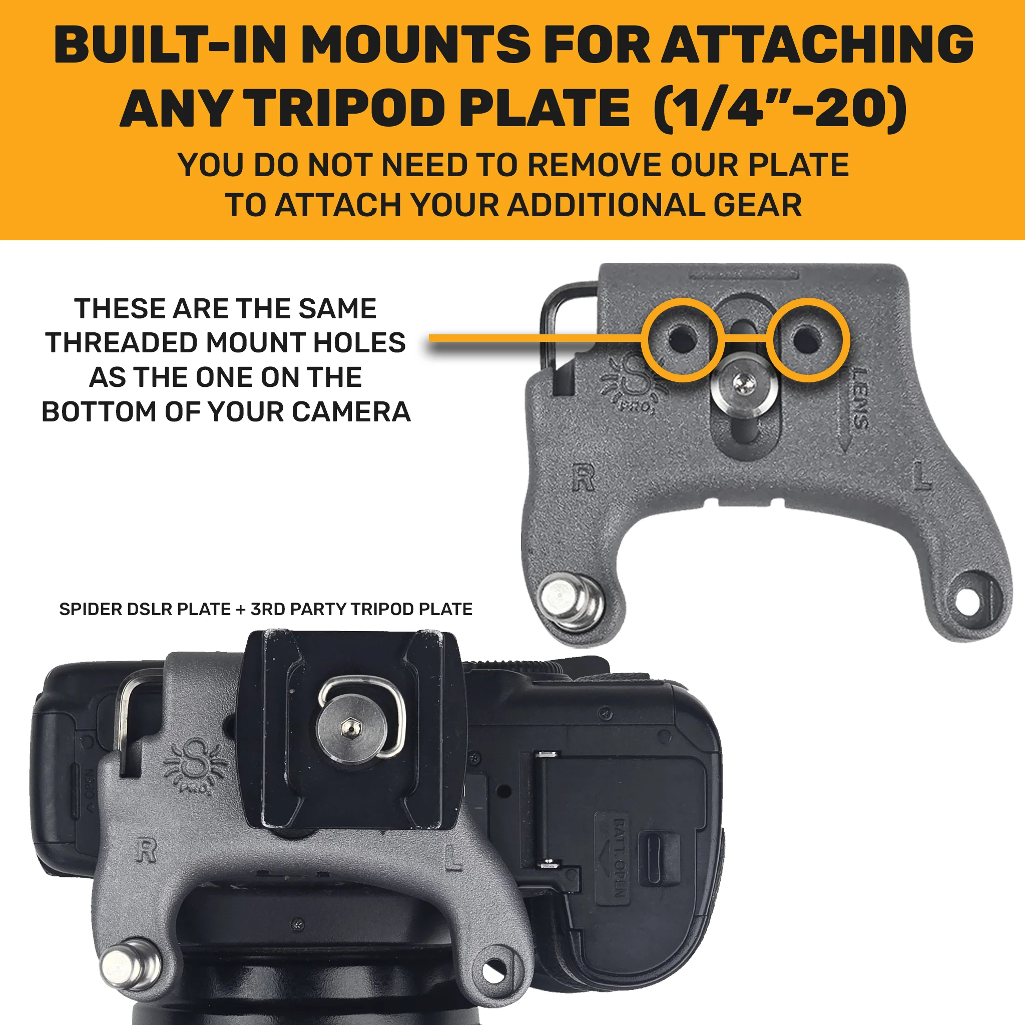 301: SpiderPro DSLR Camera Plate v2 - Image 5